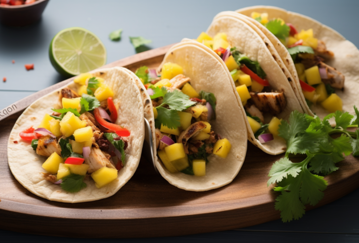 jerk chicken tacos