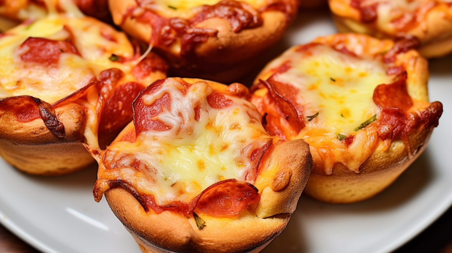 pepperoni pizza muffins